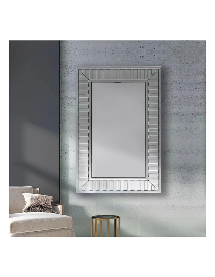 MDF Wall Mirror in Silver image 2