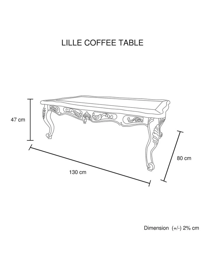 Solid Wood Coffee Table in Oak image 7