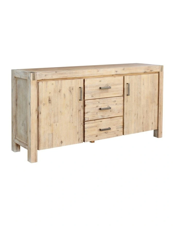Solid Acacia Buffet Table in Oak image 2