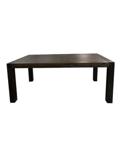 Solid Dining Set 9 Pieces in Chocolate