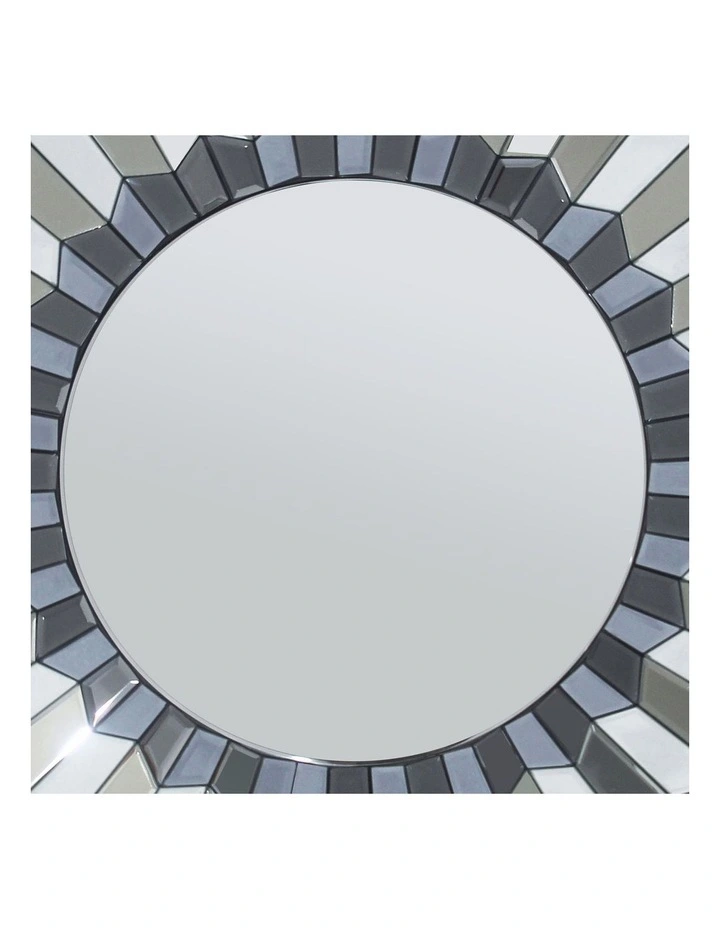 MDF Wall Mirror in Silver/Grey image 3