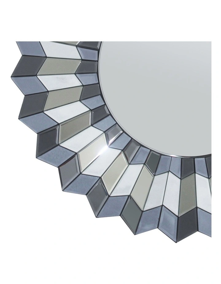 MDF Wall Mirror in Silver/Grey image 5