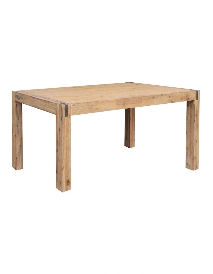 Solid Dining Set 9 Pieces in Oak image 1