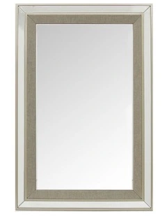 MDF Wall Mirror in Silver