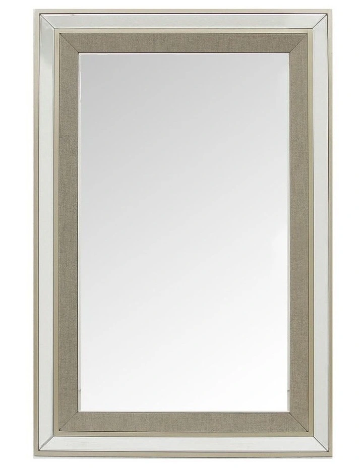 MDF Wall Mirror in Silver image 1