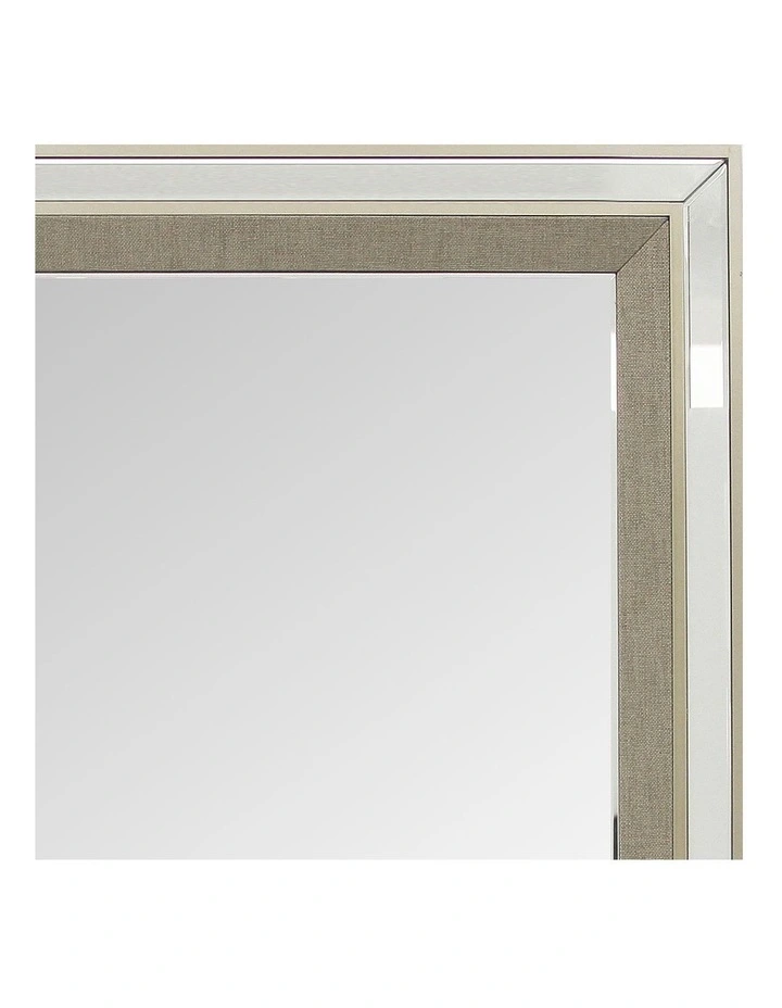 MDF Wall Mirror in Silver image 3