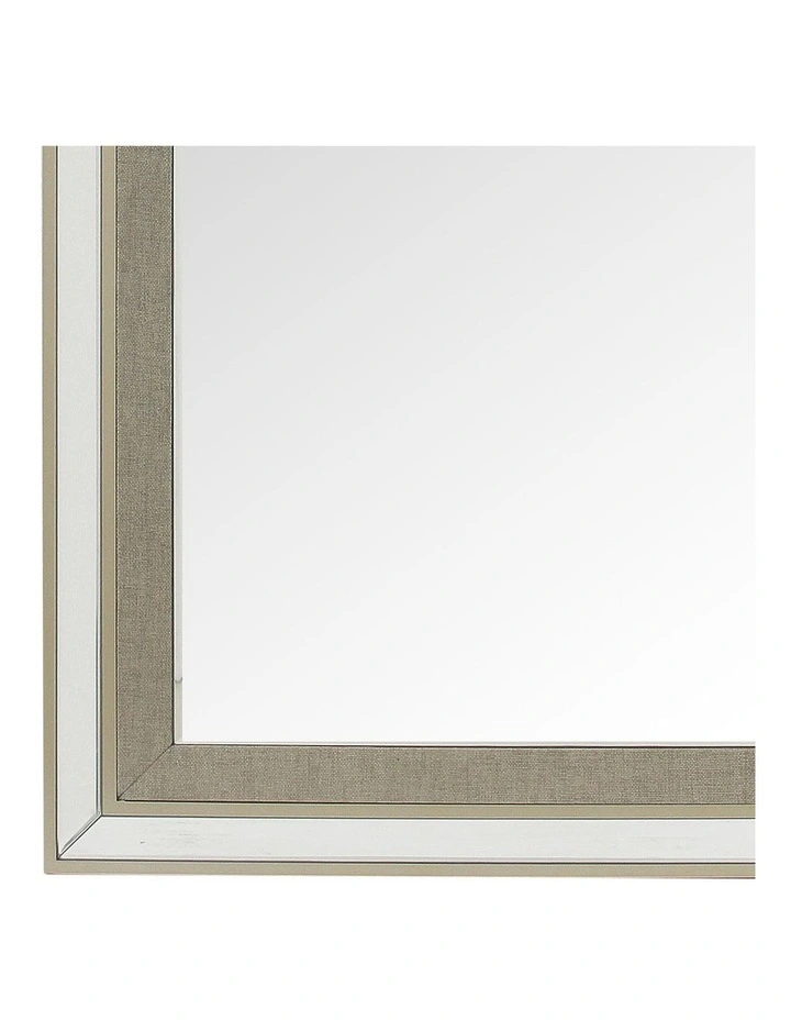 MDF Wall Mirror in Silver image 4