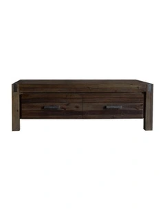Solid Wood Coffee Table in Chocolate