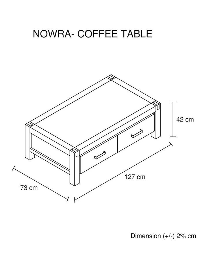 Coffee Table Solid Wood in Oak image 7