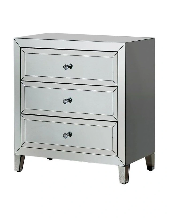MDF Dresser in Silver Mirror image 4