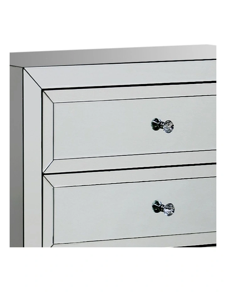 MDF Dresser in Silver Mirror image 5