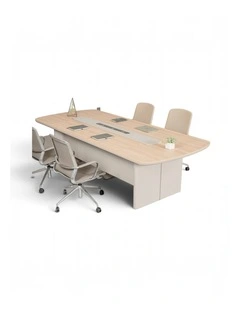 IDALY Boardroom Meeting Table - 280cm x 120cm in Oak