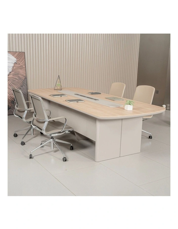 IDALY Boardroom Meeting Table - 280cm x 120cm in Oak image 2