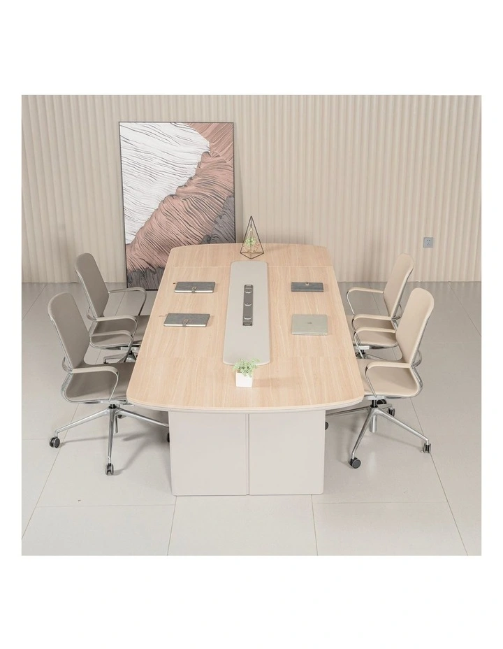 IDALY Boardroom Meeting Table - 280cm x 120cm in Oak image 4