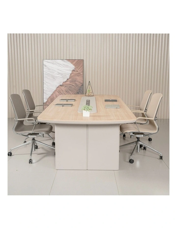 IDALY Boardroom Meeting Table - 280cm x 120cm in Oak image 6