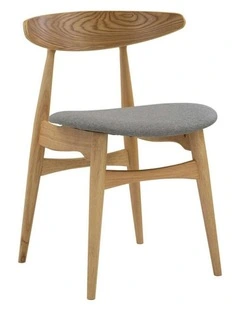 Tricia Dining Chair - Oak & Grey