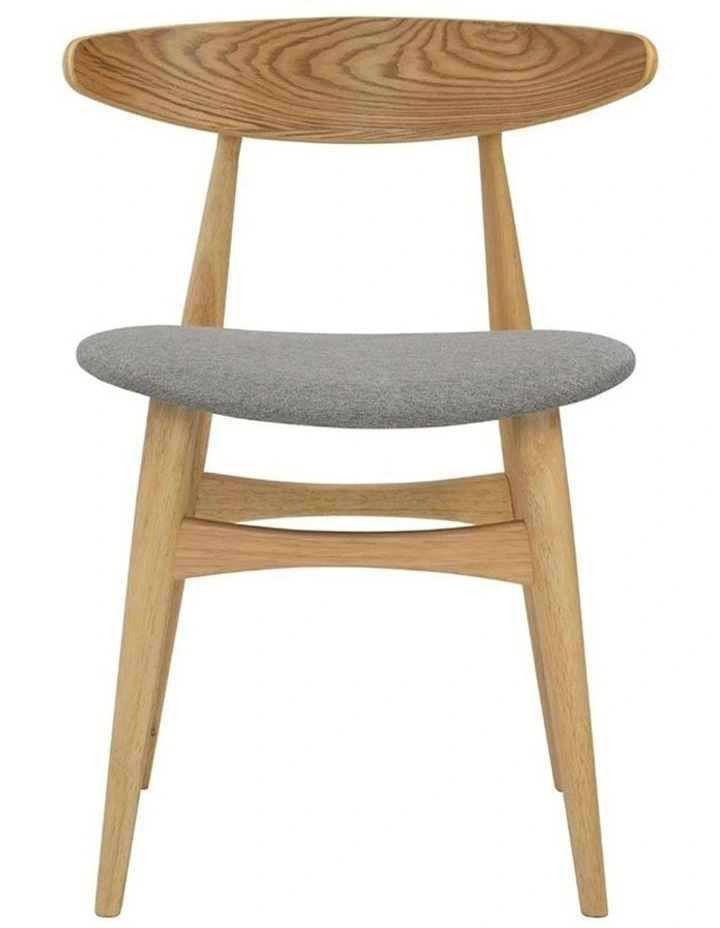 Tricia Dining Chair - Oak & Grey image 3
