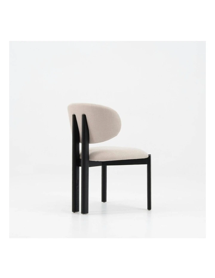 BERLY Dining Chair - Black & Natural image 5