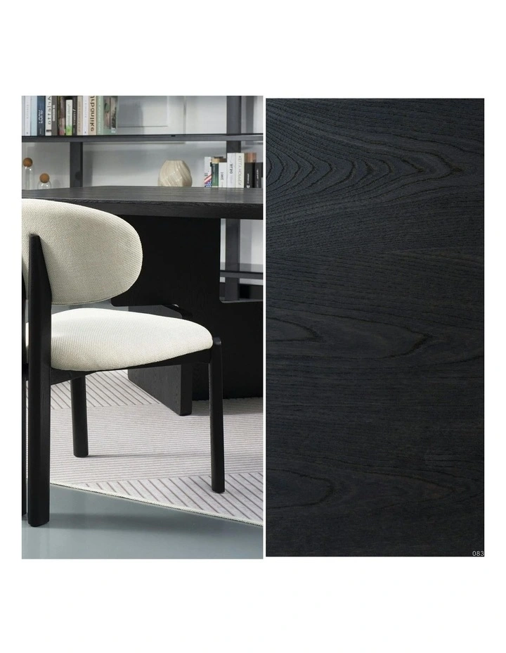 BERLY Dining Chair - Black & Natural image 7