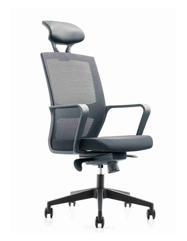 Argo Executive Office Chair with Headrest - Black image 1
