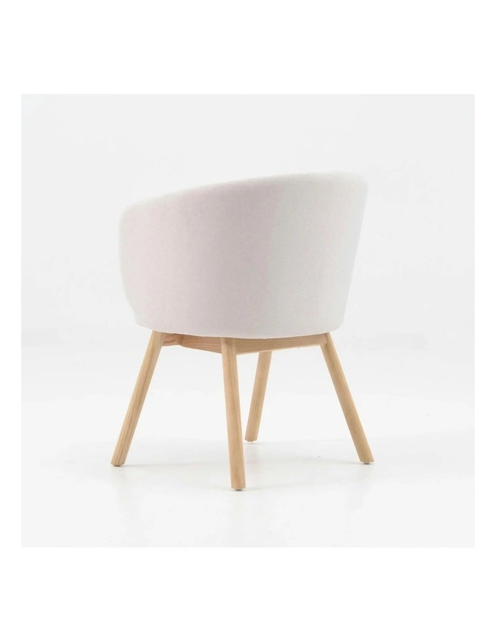 GAIA Dining Chair - Oak & Light Grey image 6
