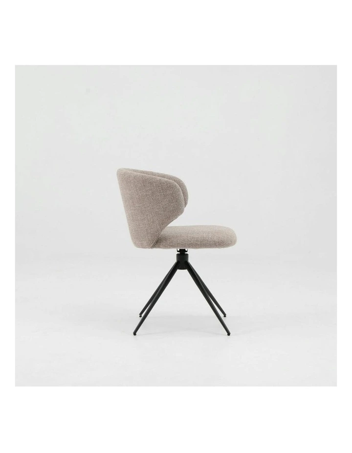 LOLA Swivel Dining Chair - Beige image 3