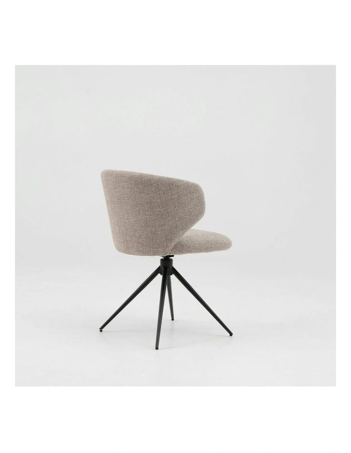 LOLA Swivel Dining Chair - Beige image 4