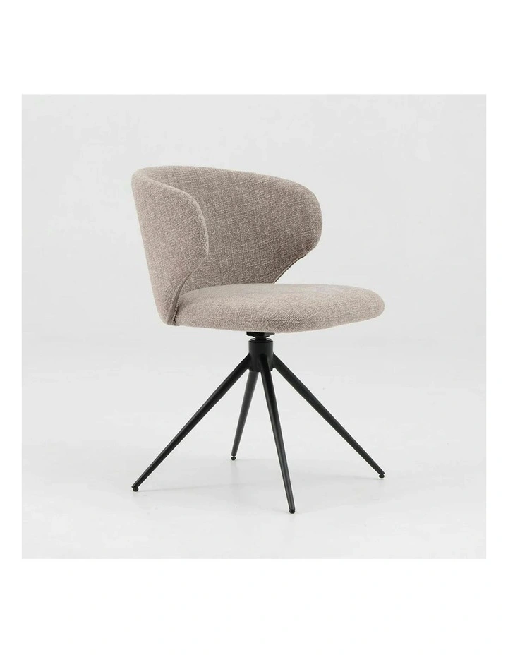 LOLA Swivel Dining Chair - Beige image 6
