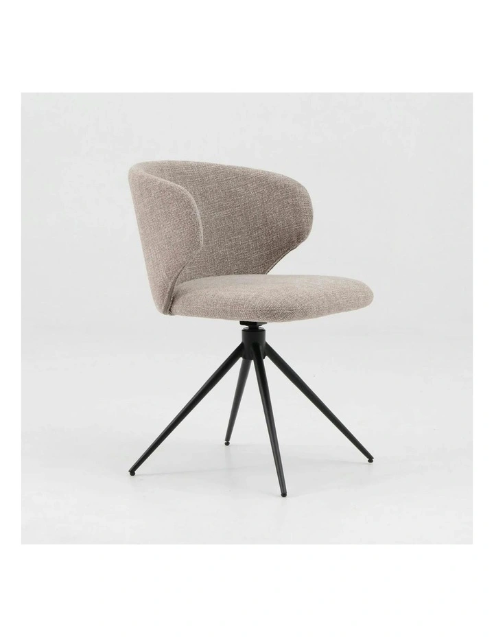 LOLA Swivel Dining Chair - Beige image 7