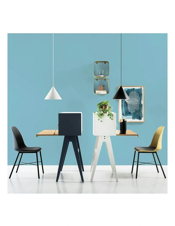 LAXMI Dining Chair - Midnight Blue & Black image 2