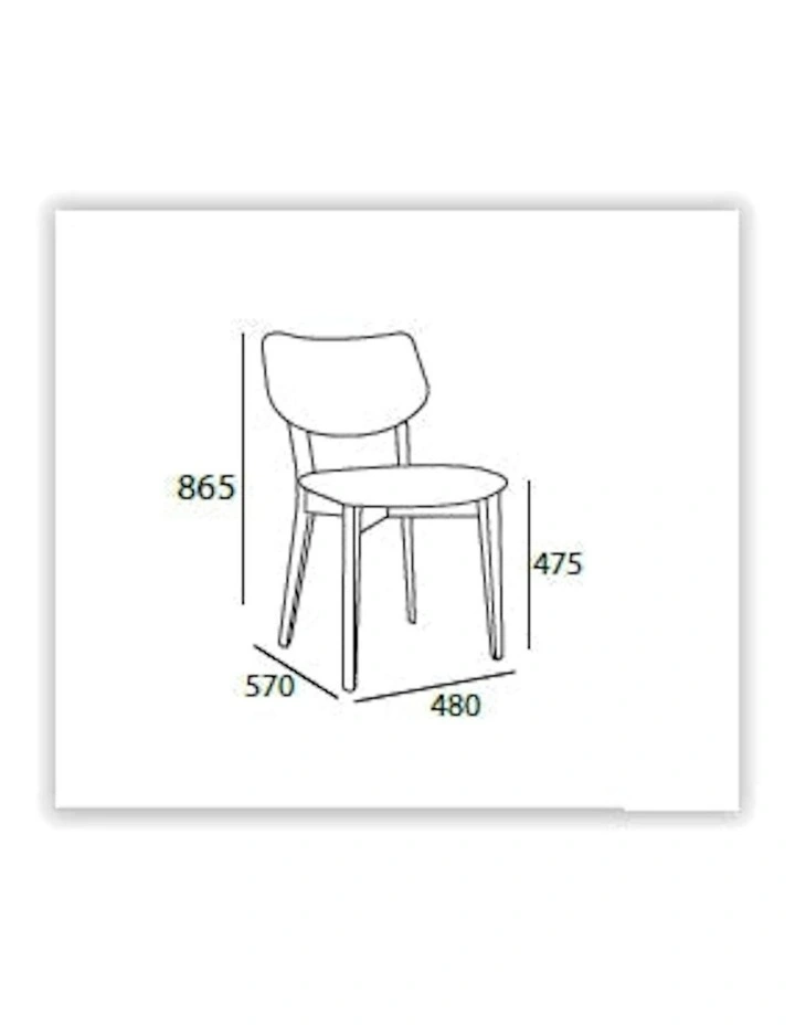 GABBY Dining Chair - Taupe Grey image 3