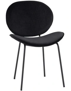 ORMER Dining Chair - Black Velvet
