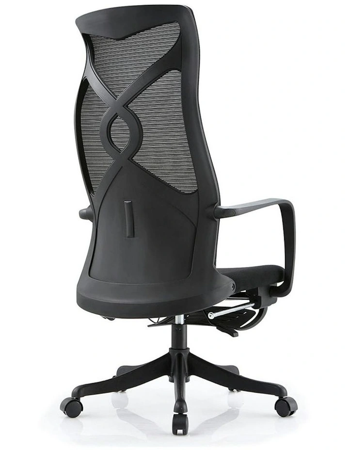 Murry High Back Office Chair with Retractable Footrest - Black image 6