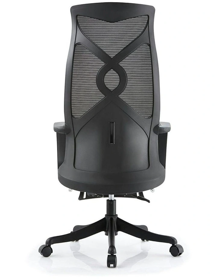 Murry High Back Office Chair with Retractable Footrest - Black image 7