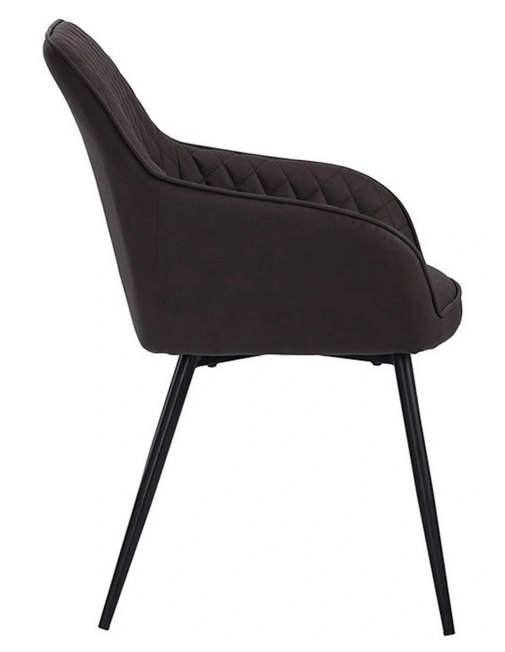 HAKON Dining Chair - Brown & Black image 5