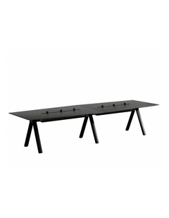 DOLAN Boardroom Meeting Table 3.6M - Black Concrete