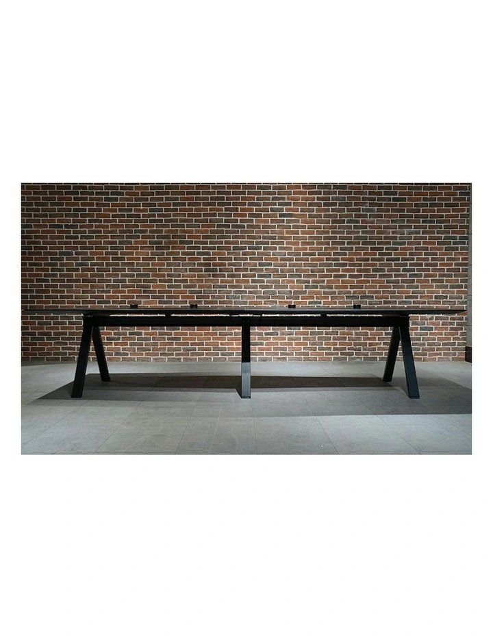 DOLAN Boardroom Meeting Table 3.6M - Black Concrete image 3