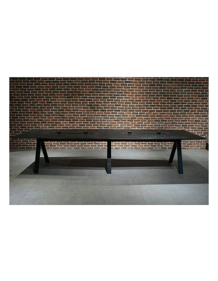 DOLAN Boardroom Meeting Table 3.6M - Black Concrete image 5