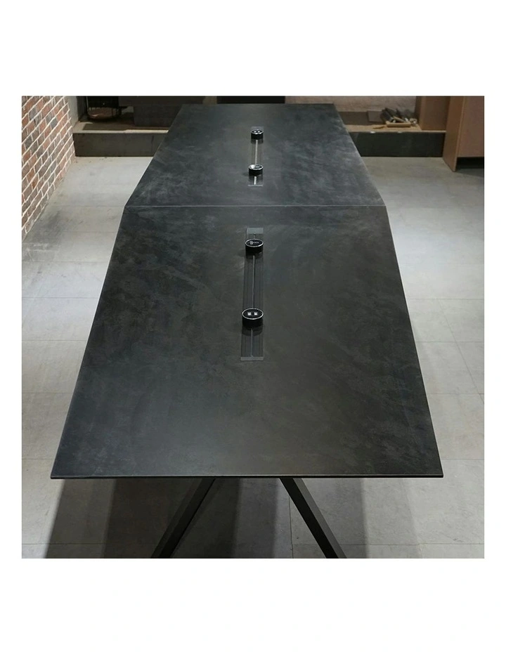 DOLAN Boardroom Meeting Table 3.6M - Black Concrete image 6