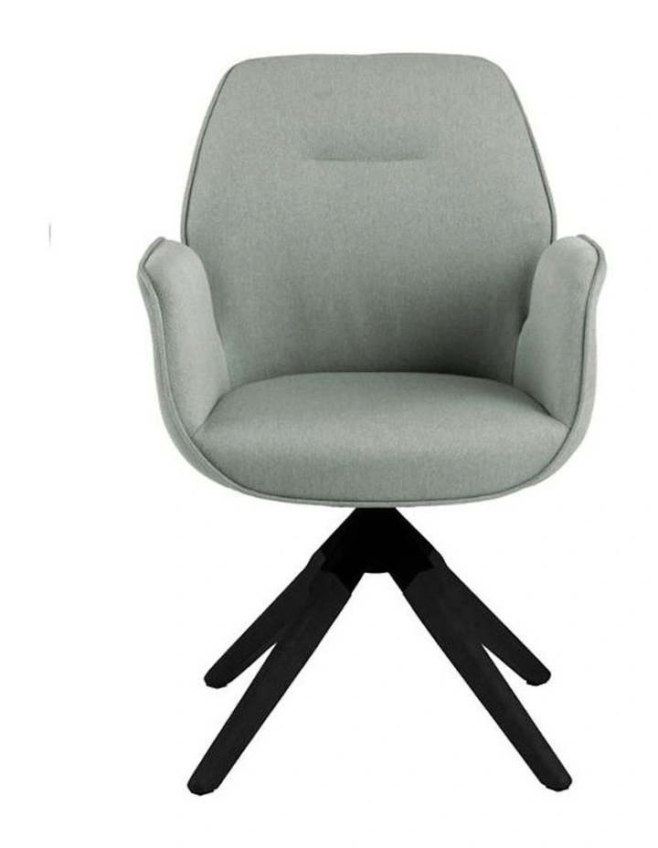 Arden Swivel Dining Chair - Grey & Black image 7