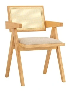KAIRI Dining Chair - Natural & Rattan