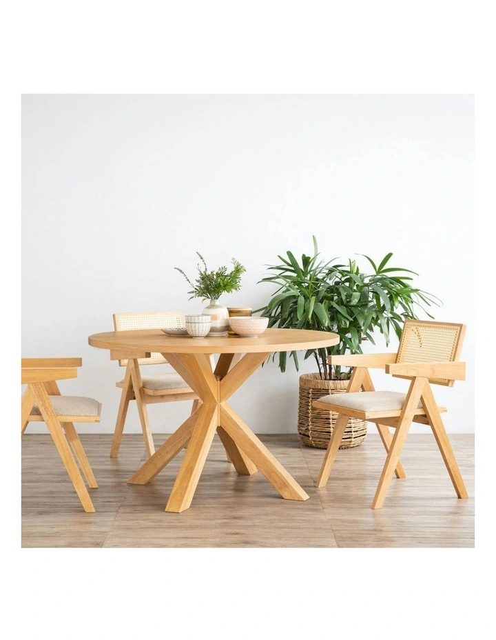 KAIRI Dining Chair - Natural & Rattan image 4