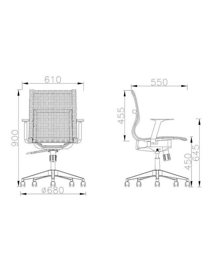 GUSTO Executive Office Chair - Black image 3