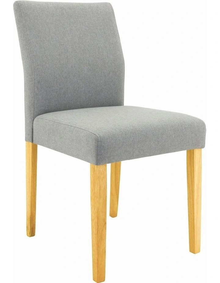 Ladee Dining Chair - Oak   Silver image 1