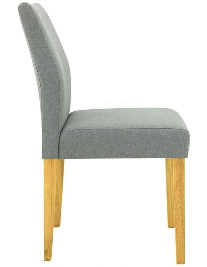 Ladee Dining Chair - Oak   Silver image 2