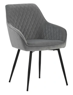 HAKON Dining Chair -  Grey & Black
