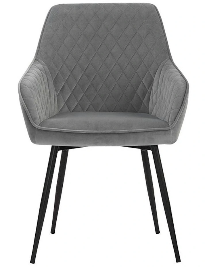 HAKON Dining Chair - Grey & Black image 3