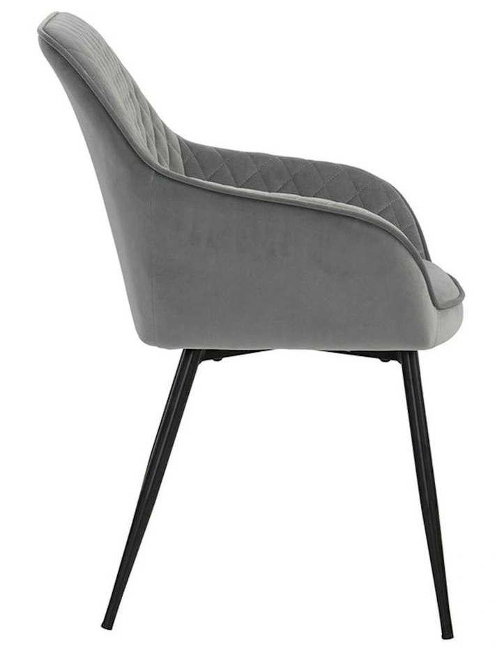 HAKON Dining Chair - Grey & Black image 4