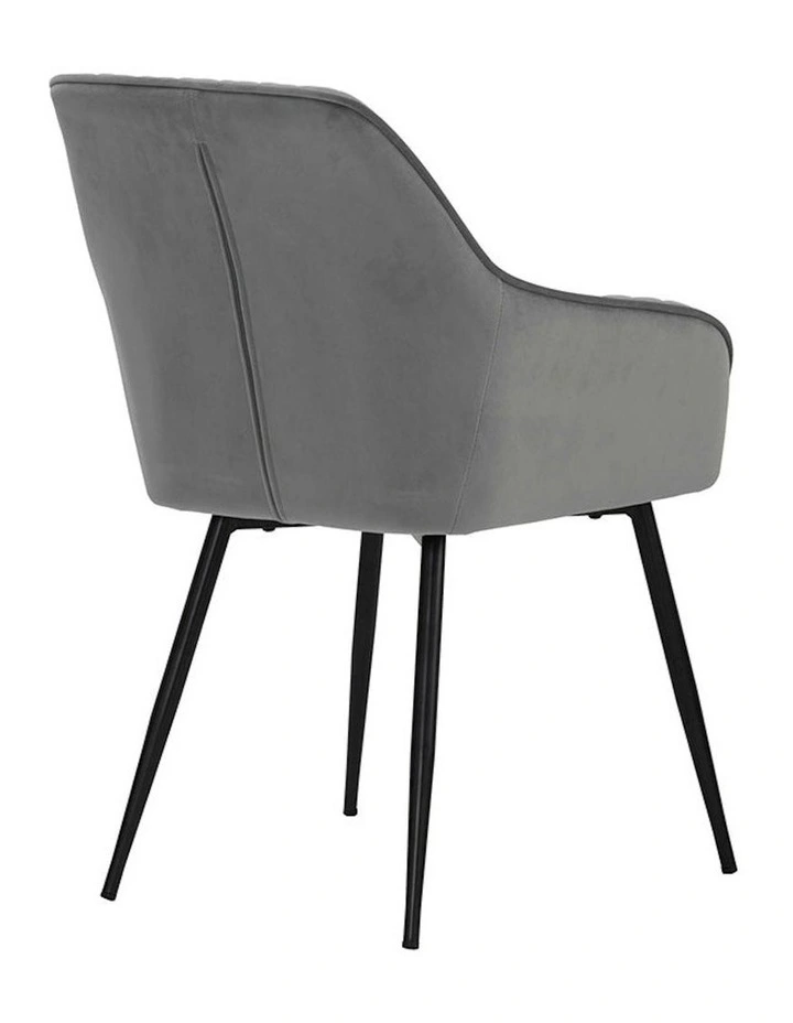 HAKON Dining Chair - Grey & Black image 5