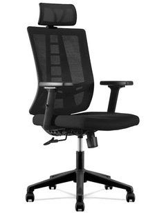RUNE Executive Office Chair with Headrest - Black